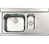 APELL Iris IR9015IRSC Lavabo 2 Baignoires 90 X 51 CM Égouttoir Dx Satin D' Incas