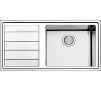 APELL Linear Plus LNP1001ILBC Lavabo 100 X 50 CM Égouttoir SX Brossé Sem