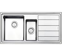 APELL Linear Plus LNP1002IRBC Lavabo 2 Baignoires Égouttoir Dx Brossé Semifi