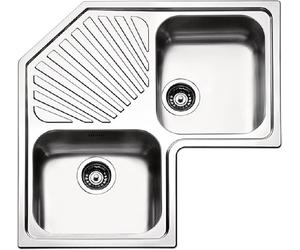 APELL ROAN2IBC Lavabo D’Angle 830 x 830 X 500 mm Brossé Inox Argent