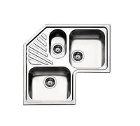 APELL ROAN3IAC Lavabo à Angle 83x83x50 CM 3 Baignoires Anti-rayures Encastré 8