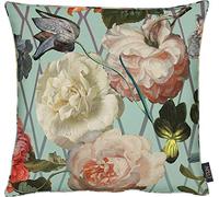 APELT Housse de Coussin, Polyester, Turquoise/Multicolore, 46 x 46 x 0,5 cm