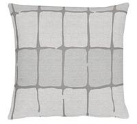 Apeltstoffe Housse de Coussin, Polyester Coton, Gris, Approximately 40 x 40 cm