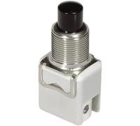 APEM Bouton-poussoir 1213A2 - 250 V/AC 4 A 1 x Off/(On) à rappel - Noir