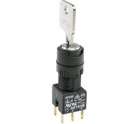 APEM A018125 A018125 Commutateur à clé 1 x 90 ° 1 pc(s)