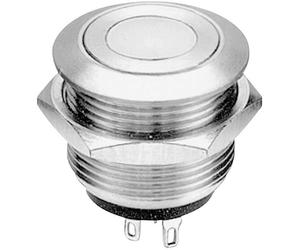 APEM AV09C7L3D2006 Bouton-poussoir antivandalisme 24 V/AC 0.05 A 1 x On/(On) à rappel rouge 1 pc(s)