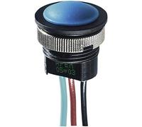 APEM IAR3F1100 Bouton poussoir à pression 24 V/DC 2 A 1 x Off/(On) à rappel IP67 (façade avant) 1 pc(s)