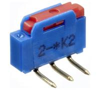 APEM NK236W NK Series Interrupteur à glissière 12 V/DC 1 mA 1 x On/(On) 1 pc(s)