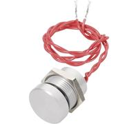 APEM PBAR1AF0000 PBAR1AF0000 Interrupteur piézo 24 V DC/AC 0.2 A 1 x Off/(On) à rappel IP69K 1 pc(s)