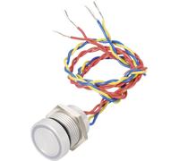APEM PBAR1AF0000A0B PBAR1AF0000A0B Interrupteur piézo 24 V DC/AC 0.2 A 1 x Off/(On) à rappel bleu IP69K 1 pc(s)