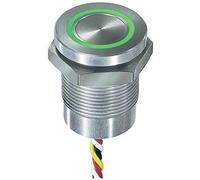APEM Poussoir sensitif, Bouton + interrupteur, Argent