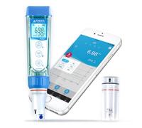 Apera Instruments PCO60-Z Bluetooth pH/conductivité/ORP/redox/TDS/salinité/résistance, kit de test intelligent multi-paramètres, alimenté par l'application mobile ZenTest avec enregistreur de données