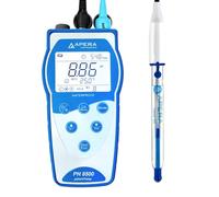 Apera Instruments PH8500-HF Appareil de mesure de pH portable pour solutions fortement acides et solutions contenant du RF (plage de mesure du pH 0 à 14,00)