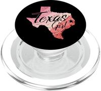 Aperçu de la Carte pour Filles du Texas, États-Unis et Amérique PopSockets PopGrip pour MagSafe