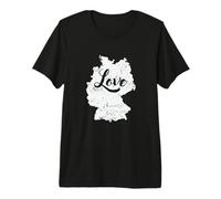 Aperçu de l'amour de l'Allemagne T-Shirt Haut de Gamme