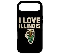 Aperçu de l'État de I Love Illinois Cornfield Coque pour iPhone Air