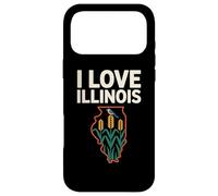 Aperçu de l'État de I Love Illinois Home Pride Coque pour iPhone 17 Pro Max