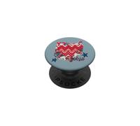 Aperçu de l'État Floral Patriotique de l'Ohio PopSockets PopGrip Adhésif