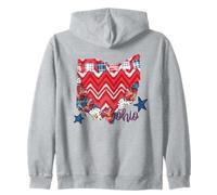 Aperçu de l'État Floral Patriotique de l'Ohio Sweat à Capuche