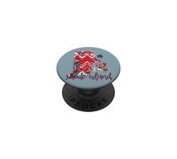 Aperçu de l'État Floral Patriotique du Rhode Island PopSockets PopGrip Adhésif