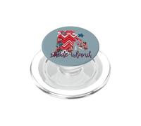 Aperçu de l'État Floral Patriotique du Rhode Island PopSockets PopGrip pour MagSafe