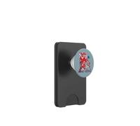 Aperçu de l'État Floral Patriotique du Rhode Island PopSockets PopWallet pour MagSafe