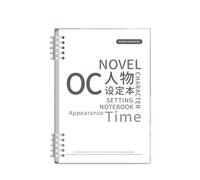 Aperçu d'écriture du cadre de création de roman à feuilles mobiles - configuration du personnage [B5-50]