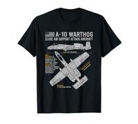 Aperçu du plan de l'avion A-10 Warthog Thunderbolt II T-Shirt