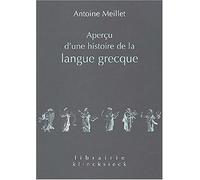 Aperçu d'une histoire de la langue grecque