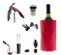 Apérifun - Set prestige 6 pièces pour dégustation des vins - Rouge Koala