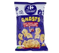 Apéritif gourmand au goût ketchup - CARREFOUR CLASSIC' - Biscuits soufflés, le sachet de 75g - Lot de 6