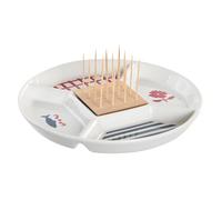 APERITIVO GRES BAMBU 23,5X23,5X7 BLUE RED BIRD
