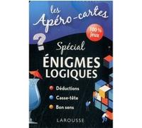 Apéro-cartes Enigmes logiques Jack Guichard (Auteur), Florence Guichard (Auteur)