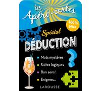 Apéro-cartes Spécial As de la déduction - Collectif - Larousse - Jeux livres objets