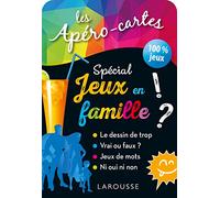 Larousse Apéro-cartes Spécial Jeux en Famille