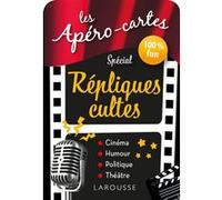 Apéro-cartes spécial - Répliques cultes - Collectif - Larousse - Boîte ou accessoire - Jeux livres objets
