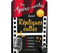 Apéro-cartes spécial - Répliques cultes - Collectif - Larousse - Boîte ou accessoire - Jeux livres objets