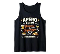 Apéro Crew Boissons et Grignotages Humour Débardeur