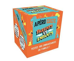 Apéro Culte - Parents vs Enfants - Fabrice Pinel - Marabout - broché - Jeux livres objets
