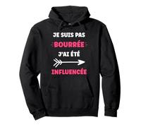 Apéro Duo Si Je suis bourré Soirée Humour Femme Alcool Sweat à Capuche