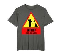 Apero En Cours Humour Alcool Panneau De Signalisation T-Shirt