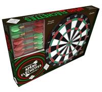 Apéro Fléchettes - Le Jeu D'adresse ! - Coffret Avec 1 Cible 2 Faces, 10 Fléchettes Et 1 Carnet Avec Des Règles De Jeu Et Des Feuilles De Score