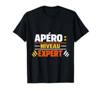 Apéro Niveau Expert Humour Cadeau T-Shirt