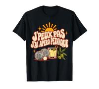Apéro Pétanque Humoristique T-Shirt