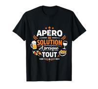 Apéro Solution à Presque Tout Humour T-Shirt