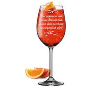 Aperol Spritz Verre à cocktail avec gravure - 460 ml - Verre à cocktail personnalisé avec texte au choix - Verre à Aperol - Idée cadeau pour femmes et hommes - Verre à vin pour apérol, sangria et