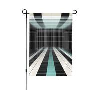 Aperture Science Laboratory Drapeau de jardin printanier - Décoration extérieure vibrante pour votre porche, cour et terrasse - Parfait pour le printemps, l'été et toute l'année, 71,1 x 101,6 cm