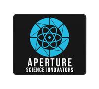 Aperture Science Mousepad Petit Tapis De Souris Gaming Bords Cousus Mouse Pad pour Voyage Maison Jeu 25X30Cm