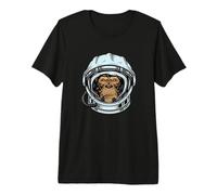 Apes Strong Together Moon Landing Retro Astronaute Stocks T-Shirt Haut de Gamme