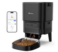 APETDOLA Distributeur Croquettes Chat Automatique,4L Gamelle Automatique Chat avec Batterie,2.4G WiFi avec contrôle APP,10s Enregistreur Vocal,Mangeoire Automatique1-10 Repas pour Chien